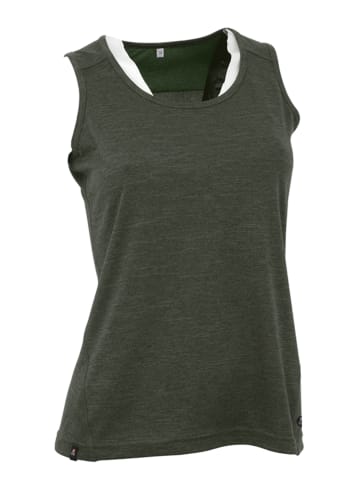 Maul Sport Functionele top "Maiburg" kaki