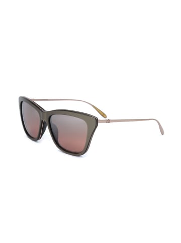 Carolina Herrera Damskie okulary przeciwsłoneczne w kolorze oliwkowo-szaro-czerwonym