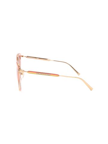 Longchamp Damskie okulary przeciwsłoneczne w kolorze złoto-brzoskwiniowo-jasnoróżowym