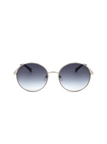 Longchamp Damen-Sonnenbrille in Silber/ Hellblau