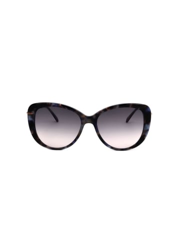 Longchamp Damskie okulary przeciwsłoneczne w kolorze złoto-granatowo-fioletowym