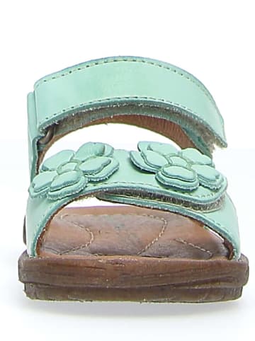Naturino Skórzane sandały "Begonia" w kolorze miętowym