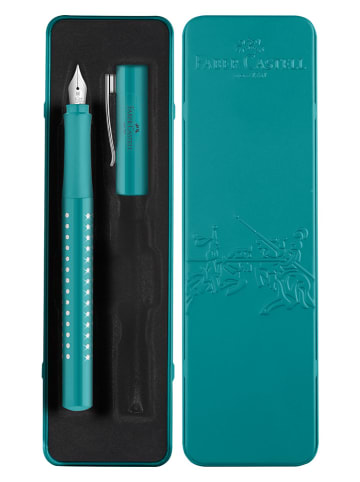 Faber-Castell Vulpen "Sparkle M" turquoise