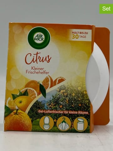 Air Wick 12er-Set: Gel-Duftpads "Kleiner Frischehelfer - Citrus", je 30 g