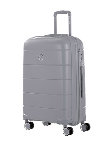 GYL Hardcase-Trolley in Hellgrau - (B)42 x (H)65 x (T)25 cm