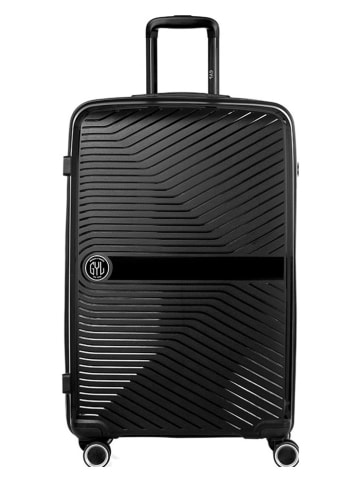 GYL Hardcase-trolley zwart - (B)50 x (H)75 x (D)30 cm