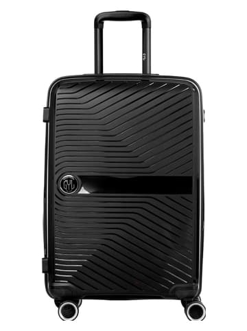 GYL Hardcase-Trolley in Schwarz - (B)42 x (H)65 x (T)25 cm