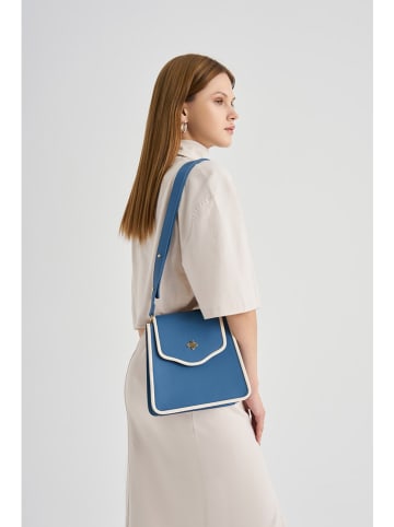 Lucky Bees Schultertasche in Blau - (B)22 x (H)22 x (T)11 cm