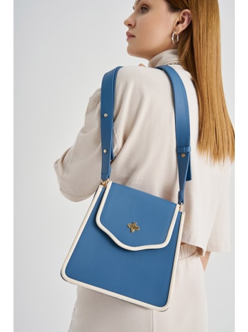 Lucky Bees Schultertasche in Blau - (B)22 x (H)22 x (T)11 cm