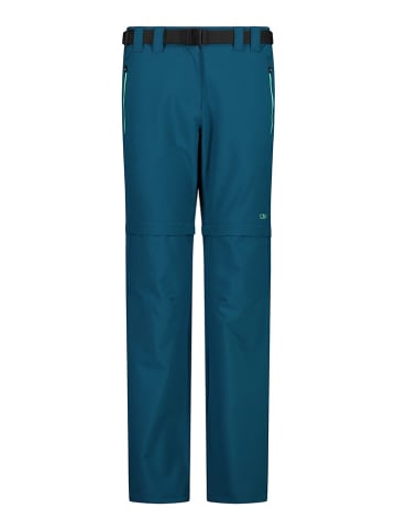 CMP Spodnie trekkingowe Zipp-Off w kolorze niebieskim
