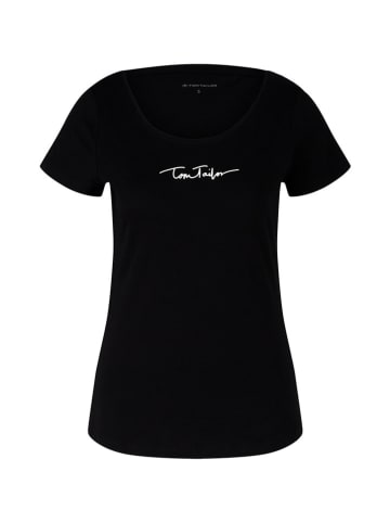 Tom Tailor Shirt in Schwarz