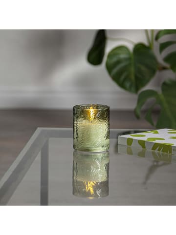 STAR Trading Ledwaskaars "Flamme Leaf" groen - (H)10 cm