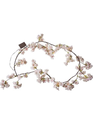 STAR Trading Girlanda LED "Cherryflower" w kolorze jasnoróżowym - dł. 180 cm
