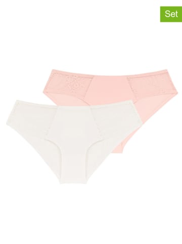 Dorina 2er-Set: Slips "Talia" in Creme/ Rosa