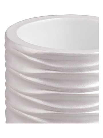 Tomasucci Kubek łazienkowy "Wave" w kolorze białym - wys. 11 x Ø 7,5 cm
