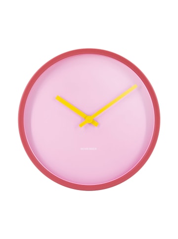 Remember Zegar ścienny "Rose" w kolorze różowym - Ø 30 cm