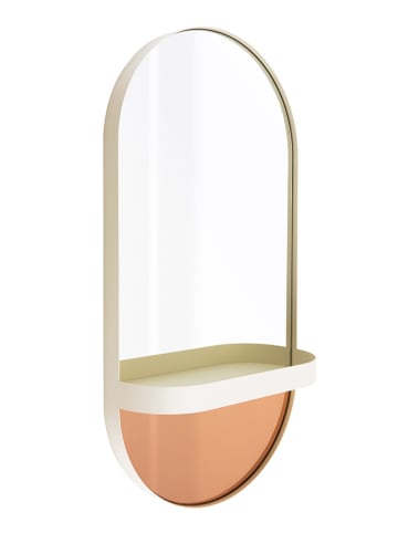 Remember Wandspiegel crème - (B)30,3 x (H)60 x (D)10,5 cm