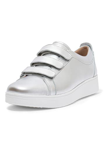 fitflop Leder-Sneakers in Silber