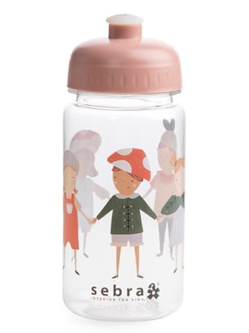 Sebra Trinkflasche "Pixie Land" in Transparent/ Rosa - (H)17 cm - Ø 7 cm