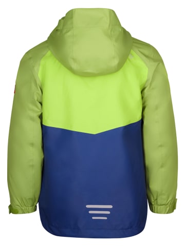 Trollkids Functionele jas "Nusfjord" groen/donkerblauw