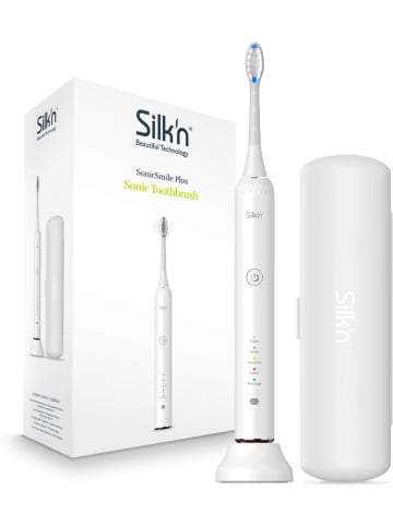 Silk'n Elektrische Schallzahnbürste "Smile Plus" in Weiß