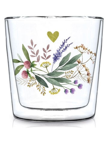 ppd Dubbelwandig glas "Provence" meerkleurig - 300 ml