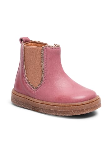 bisgaard Leder-Boots in Pink