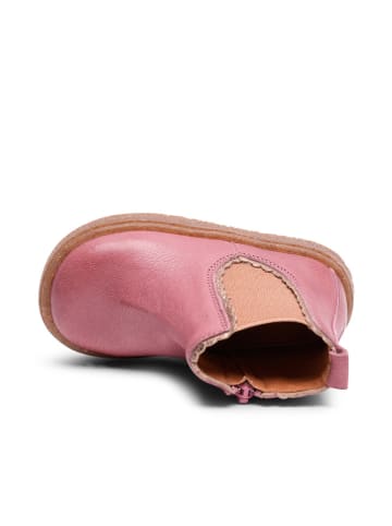 bisgaard Leder-Boots in Pink