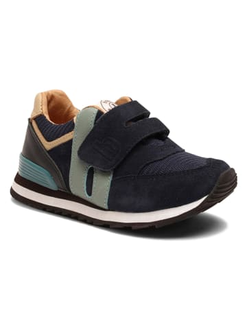 bisgaard Skórzane sneakersy w kolorze granatowym