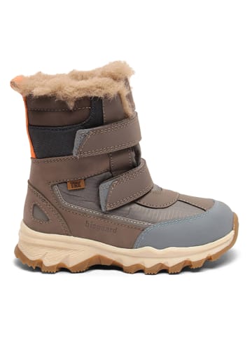 bisgaard Leder-Winterboots in Grau