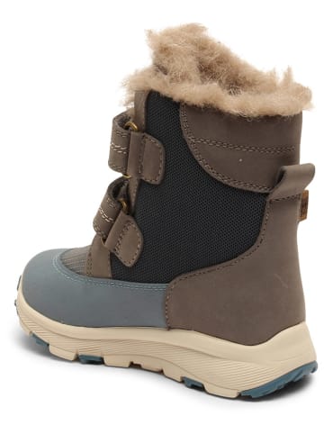 bisgaard Leder-Winterboots in Grau