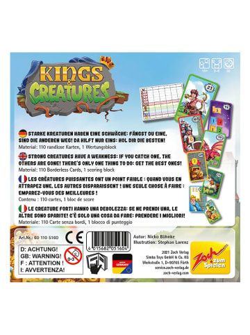 Noris Kartenspiel "Kings & Creatures" - ab 10 Jahren