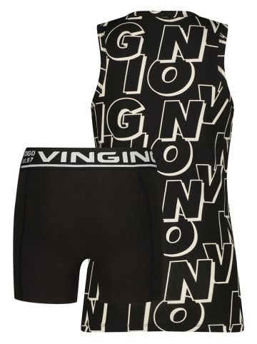 Vingino 2-delige ondergoedset "Logo" zwart