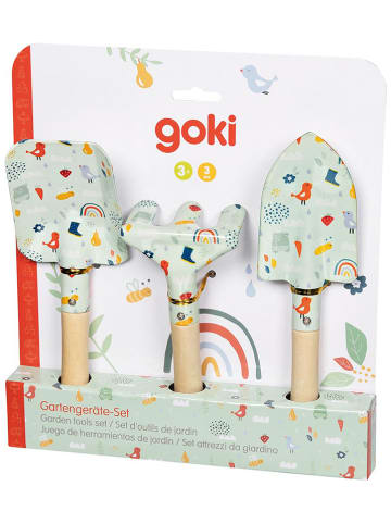 Goki 3tlg. Gartengeräte-Set "Frühling" - ab 3 Jahren