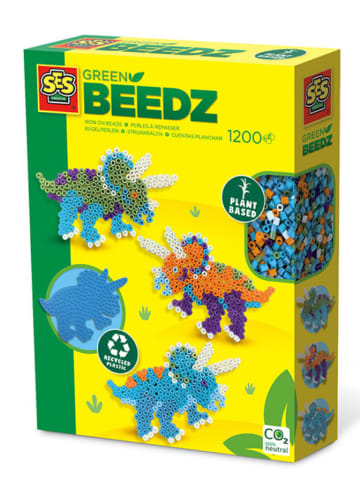SES Strijkkralenset "Green Beedz - Triceratops-Dino" - vanaf 5 jaar