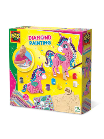SES Bastelset "Diamond Painting - 3D-Einhörner" - ab 6 Jahren