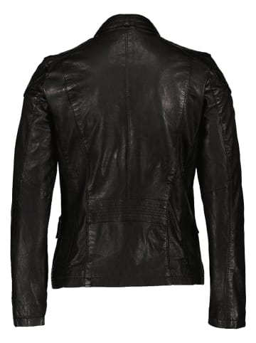 7eleven Skórzana kurtka "Alina" w kolorze czarnym