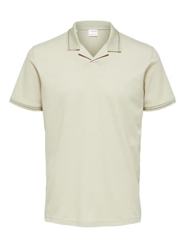 SELECTED HOMME Poloshirt "Honey" crème