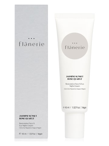 Flanerie Oogcrème "Restorative Face & Eye Night Cream", 45 ml