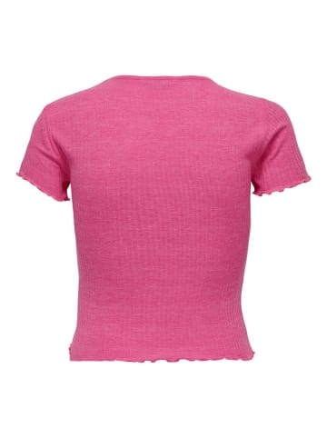 ONLY Koszulka "Emma" w kolorze różowym