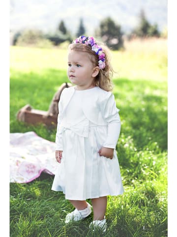 Hobea Sukienka "Greta" w kolorze białym do chrztu