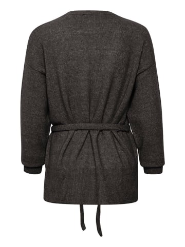 KAFFE curve Cardigan "Welly" in Anthrazit