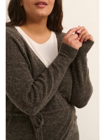 KAFFE curve Cardigan "Welly" in Anthrazit
