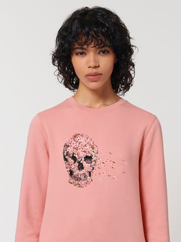 WOOOP Sweatshirt "Beautiful Death" in Rosa