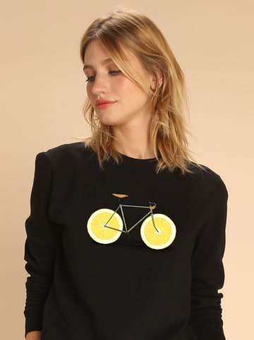 WOOOP Sweatshirt "Zest" in Schwarz