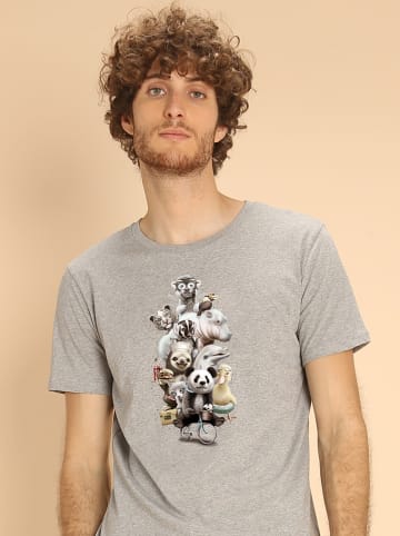 WOOOP Shirt "Zoo Escape" in Grau