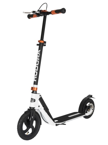 Hudora Scooter "BigWheel® Air 230" in Schwarz/ Orange - ab 7 Jahren