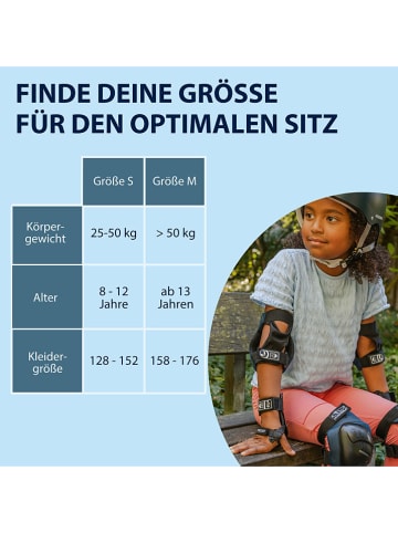 Hudora 6tlg. Protektoren-Set "Comfort" in Schwarz