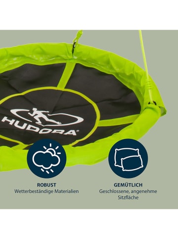 Hudora Huśtawka w kolorze zielono-czarnym  - Ø 110 cm - 3+