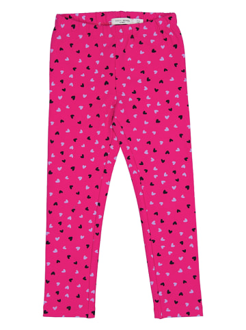 name it Legginsy "Davina" w kolorze różowo-czarnym